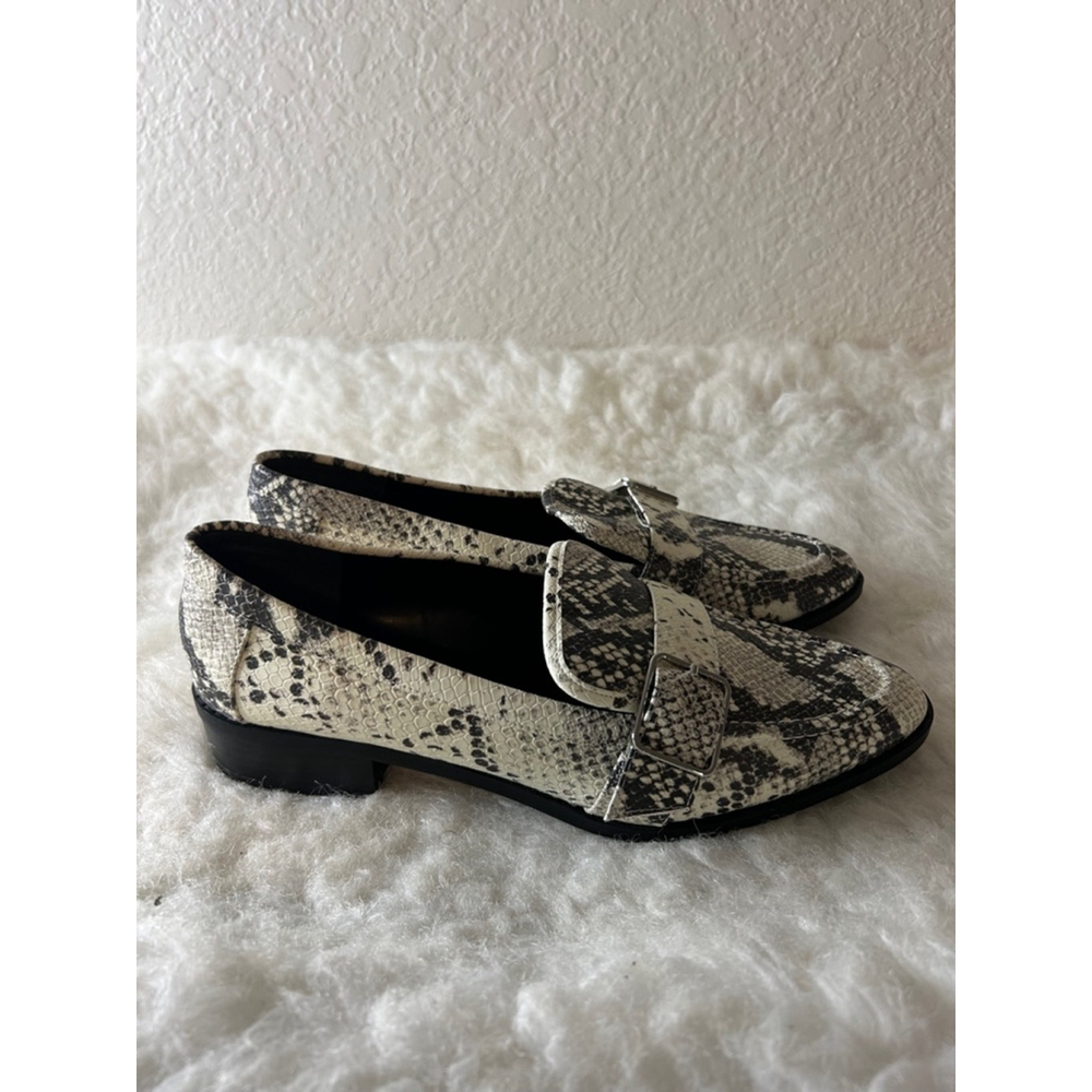Bleecker & Bond Demi Loafer Snake Print Women Size 10M - Picture 3 of 7